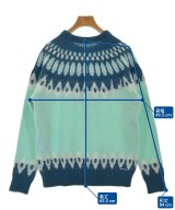 uniform experiment（ユニフォームエクスペリメント）ニット・セーター 青 サイズ:1(S位) メンズ/2200714512037
