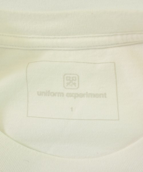 uniform experiment（ユニフォームエクスペリメント）Tシャツ・カットソー 白 サイズ:1(S位) メンズ/2200714512167
