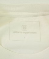 uniform experiment（ユニフォームエクスペリメント）Tシャツ・カットソー 白 サイズ:1(S位) メンズ/2200714512167