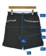 uniform experiment（ユニフォームエクスペリメント）ショートパンツ 黒 サイズ:S メンズ/2200714512556
