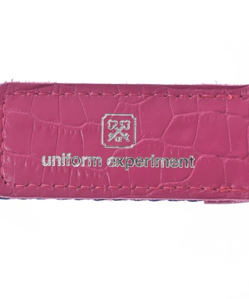 uniform experiment（ユニフォームエクスペリメント）ベルト 紺 サイズ:- メンズ/2200714512624