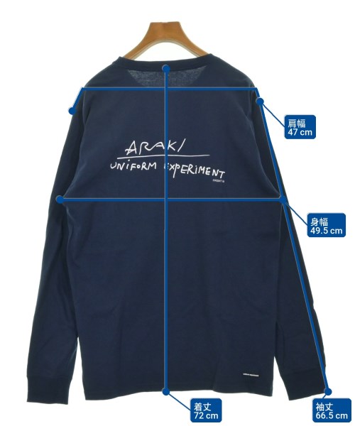 uniform experiment（ユニフォームエクスペリメント）Tシャツ・カットソー 紺 サイズ:3(L位) メンズ/2200714711164