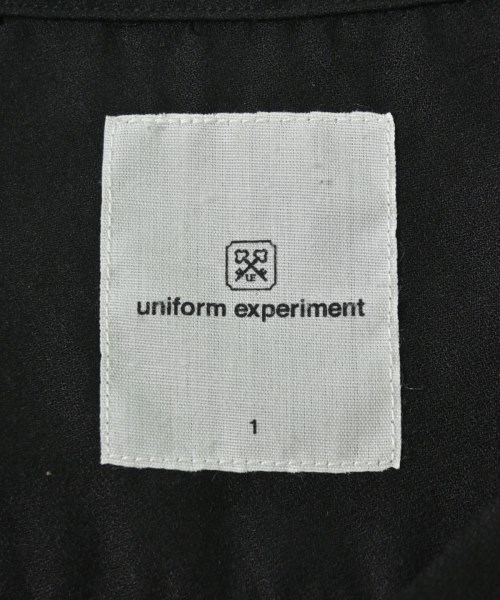 uniform experiment（ユニフォームエクスペリメント）カジュアルシャツ 黒 サイズ:1(S位) メンズ/2200715342107