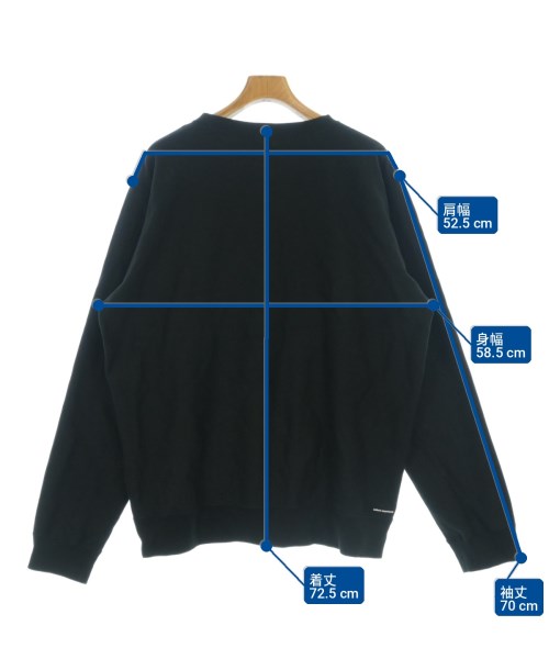 uniform experiment（ユニフォームエクスペリメント）スウェット 黒 サイズ:4(XL位) メンズ/2200715576021