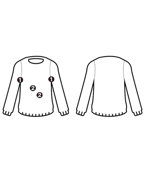 uniform experiment（ユニフォームエクスペリメント）ニット・セーター 紺 サイズ:-(M位) メンズ/2200717486014