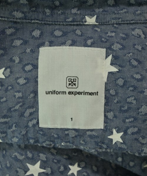 uniform experiment（ユニフォームエクスペリメント）カジュアルシャツ 紺 サイズ:1(S位) メンズ/2200719167119