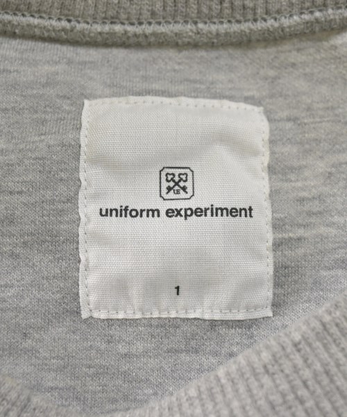 uniform experiment（ユニフォームエクスペリメント）スウェット グレー サイズ:1(S位) メンズ/2200719167317