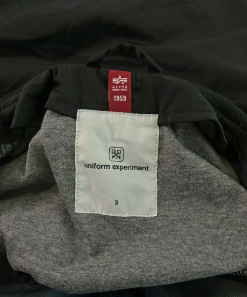 uniform experiment（ユニフォームエクスペリメント）ミリタリーブルゾン 黒 サイズ:3(L位) メンズ/2200644650076