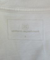 uniform experiment（ユニフォームエクスペリメント）Tシャツ・カットソー 白 サイズ:2(M位) メンズ/2200644650298