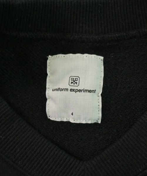 uniform experiment（ユニフォームエクスペリメント）スウェット 黒 サイズ:4(XL位) メンズ/2200631819042