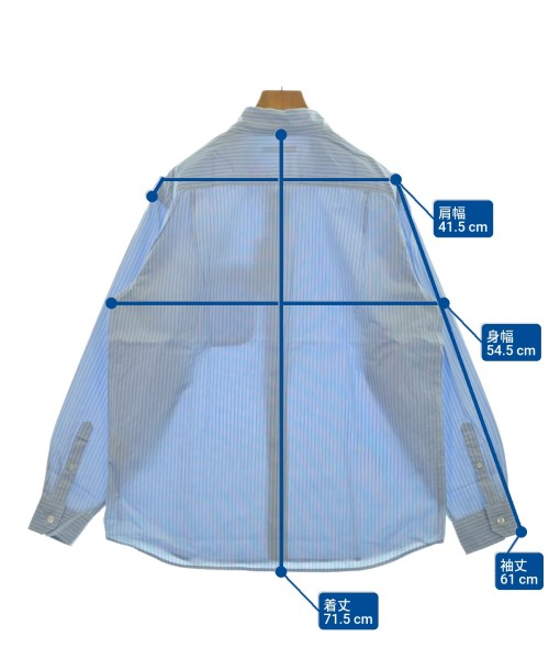 uniform experiment（ユニフォームエクスペリメント）カジュアルシャツ 青 サイズ:1(S位) メンズ/2200648965121