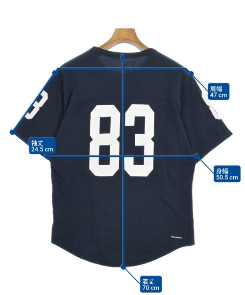 uniform experiment（ユニフォームエクスペリメント）Tシャツ・カットソー 紺 サイズ:1(S位) メンズ/2200643652101