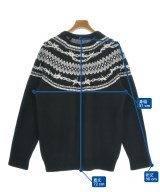 uniform experiment（ユニフォームエクスペリメント）ニット・セーター 黒 サイズ:4(XL位) メンズ/2200651971041