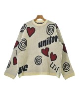 uniform experiment（ユニフォームエクスペリメント）ニット・セーター 白 サイズ:F メンズ/2200652673043