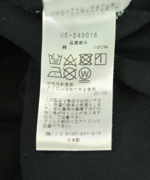 uniform experiment（ユニフォームエクスペリメント）Tシャツ・カットソー 黒 サイズ:3(L位) メンズ/2200701766061