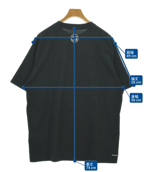 uniform experiment（ユニフォームエクスペリメント）Tシャツ・カットソー 黒 サイズ:3(L位) メンズ/2200701766061