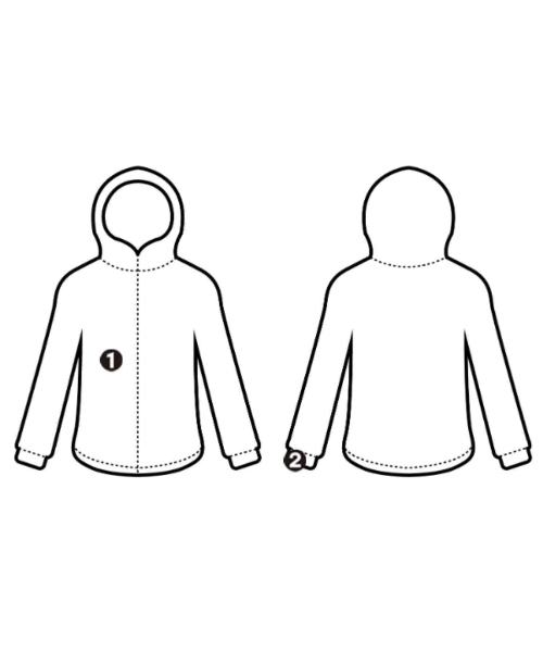 uniform experiment（ユニフォームエクスペリメント）パーカー 白 サイズ:3(L位) メンズ/2200701766153