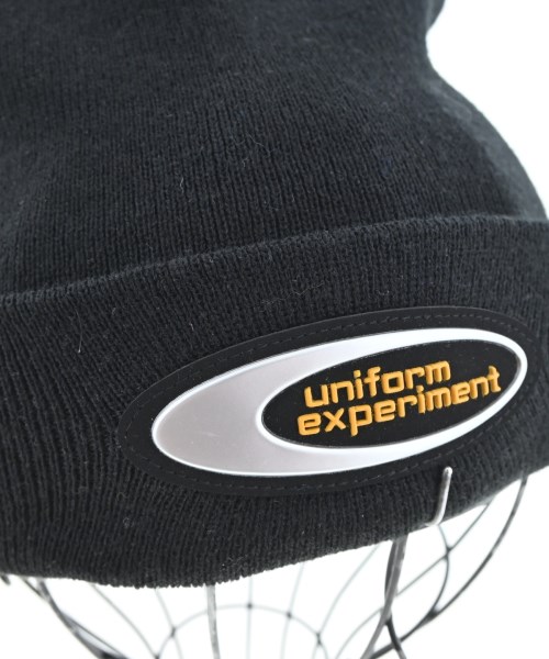 uniform experiment（ユニフォームエクスペリメント）ニットキャップ・ビーニー 黒 サイズ:F メンズ/2200701766191