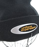 uniform experiment（ユニフォームエクスペリメント）ニットキャップ・ビーニー 黒 サイズ:F メンズ/2200701766191