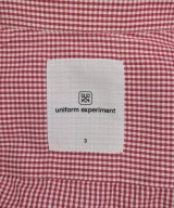uniform experiment（ユニフォームエクスペリメント）カジュアルシャツ 赤 サイズ:3(L位) メンズ/2200702447600