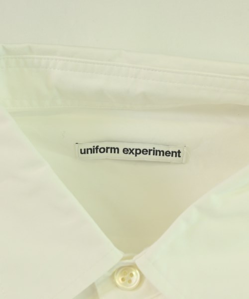 uniform experiment（ユニフォームエクスペリメント）カジュアルシャツ 白 サイズ:1(S位) メンズ/2200705151030