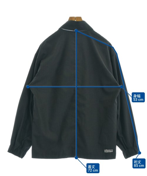 uniform experiment（ユニフォームエクスペリメント）ブルゾン 黒 サイズ:2(M位) メンズ/2200705793094