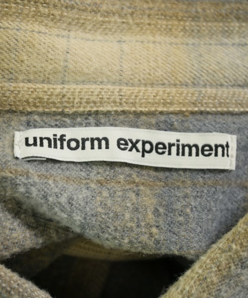 uniform experiment（ユニフォームエクスペリメント）カジュアルシャツ グレー サイズ:3(L位) メンズ/2200705807029