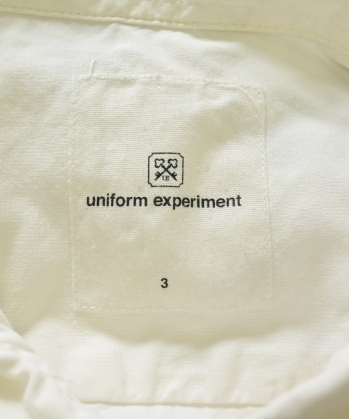 uniform experiment（ユニフォームエクスペリメント）カジュアルシャツ 白 サイズ:3(L位) メンズ/2200706135046