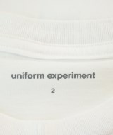 uniform experiment（ユニフォームエクスペリメント）Tシャツ・カットソー 白 サイズ:2(L位) メンズ/2200706841060