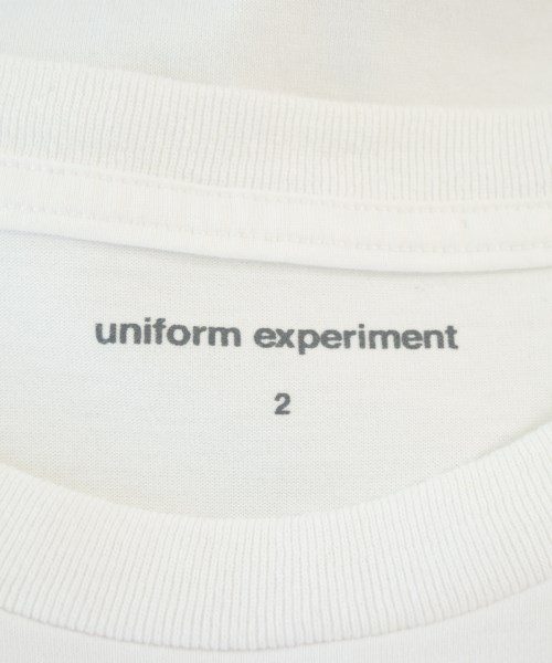 uniform experiment（ユニフォームエクスペリメント）Tシャツ・カットソー 白 サイズ:2(L位) メンズ/2200706841077