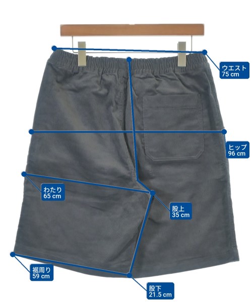 uniform experiment（ユニフォームエクスペリメント）ショートパンツ グレー サイズ:1(S位) メンズ/2200707602042