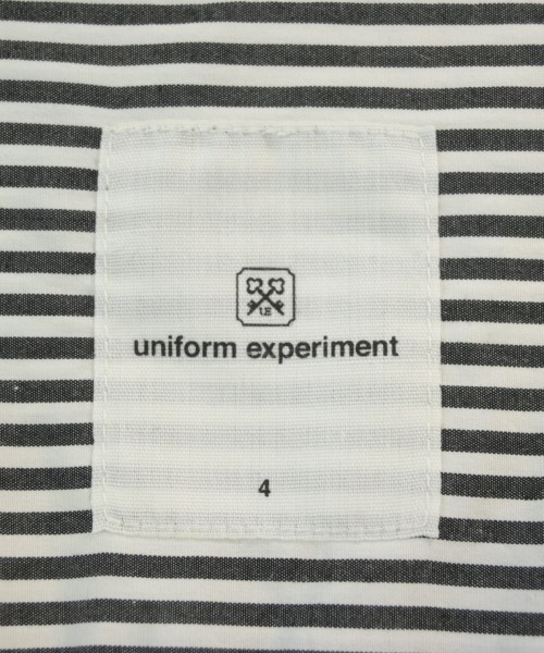 uniform experiment（ユニフォームエクスペリメント）カジュアルシャツ 黒 サイズ:4(XL位) メンズ/2200708044032