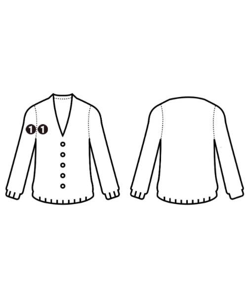 uniform experiment（ユニフォームエクスペリメント）カーディガン 黒 サイズ:-(XL位) メンズ/2200710069054