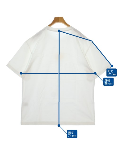 uniform experiment（ユニフォームエクスペリメント）Tシャツ・カットソー 白 サイズ:4(XL位) メンズ/2200659820099