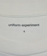 uniform experiment（ユニフォームエクスペリメント）Tシャツ・カットソー 白 サイズ:4(XL位) メンズ/2200659820099