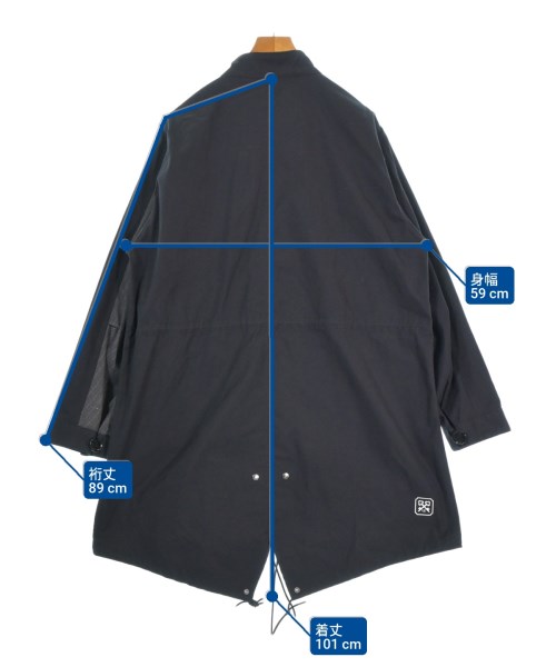 uniform experiment（ユニフォームエクスペリメント）モッズコート 黒 サイズ:2(M位) メンズ/2200666191045