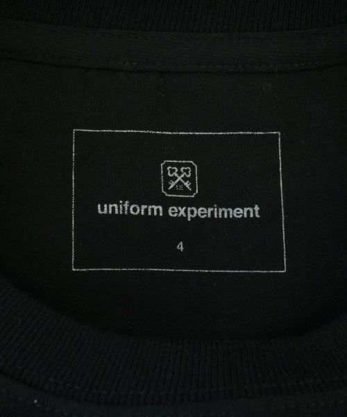 uniform experiment（ユニフォームエクスペリメント）Tシャツ・カットソー 黒 サイズ:4(XL位) メンズ/2200663917105