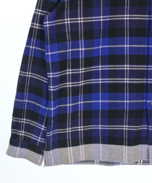 uniform experiment（ユニフォームエクスペリメント）カジュアルシャツ 青 サイズ:1(S位) メンズ/2200666401083