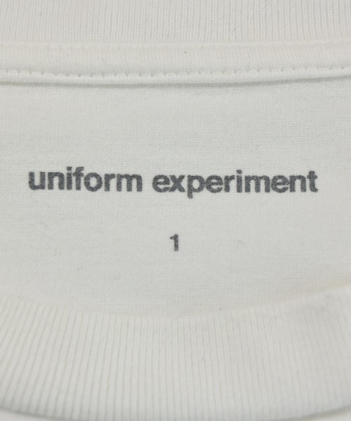 uniform experiment（ユニフォームエクスペリメント）Tシャツ・カットソー 白 サイズ:1(S位) メンズ/2200667355033