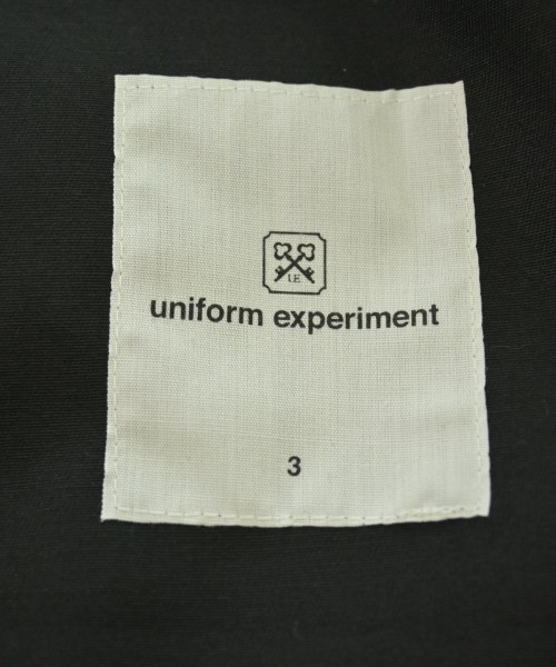 uniform experiment（ユニフォームエクスペリメント）ジャケット 黒 サイズ:3(L位) メンズ/2200668264044