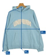 uniform experiment（ユニフォームエクスペリメント）パーカー 青 サイズ:1(S位) メンズ/2200670388042