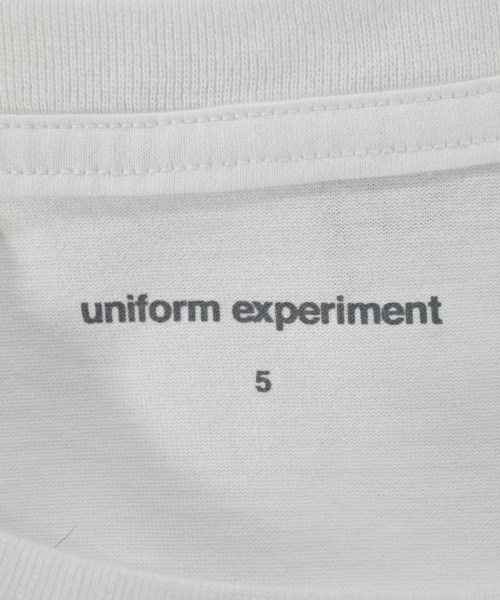 uniform experiment（ユニフォームエクスペリメント）Tシャツ・カットソー 白 サイズ:5(XXL位) メンズ/2200670970049