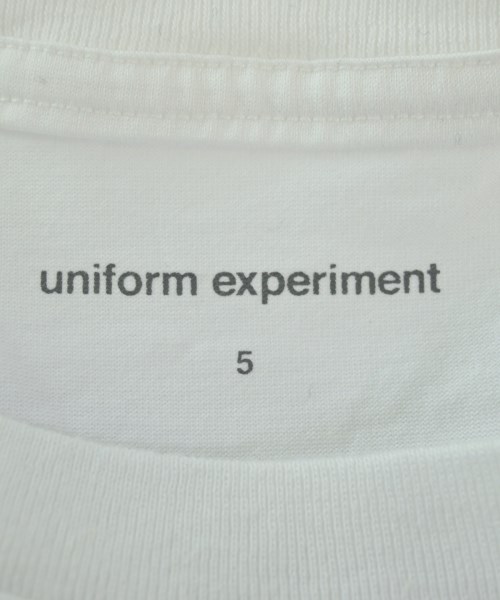 uniform experiment（ユニフォームエクスペリメント）Tシャツ・カットソー 白 サイズ:5(XXL位) メンズ/2200670079124