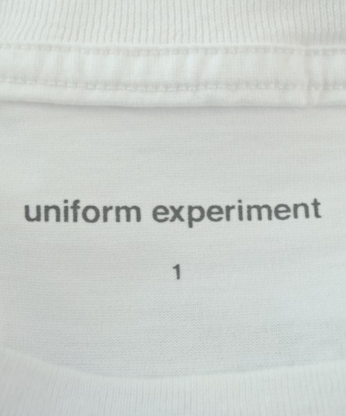 uniform experiment（ユニフォームエクスペリメント）Tシャツ・カットソー 白 サイズ:1(S位) メンズ/2200670079131
