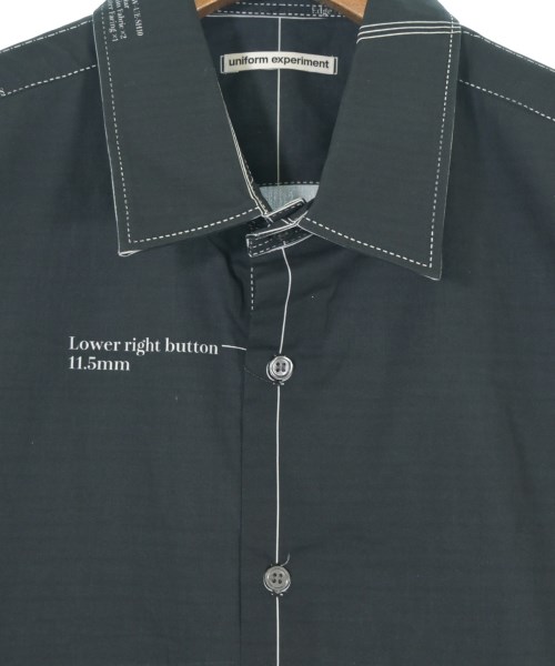 uniform experiment（ユニフォームエクスペリメント）カジュアルシャツ 黒 サイズ:4(XL位) メンズ/2200670079155