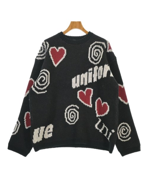 uniform experiment(ユニフォームエクスペリメント)ニット・セーター 黒 サイズ:F/2200670079575
