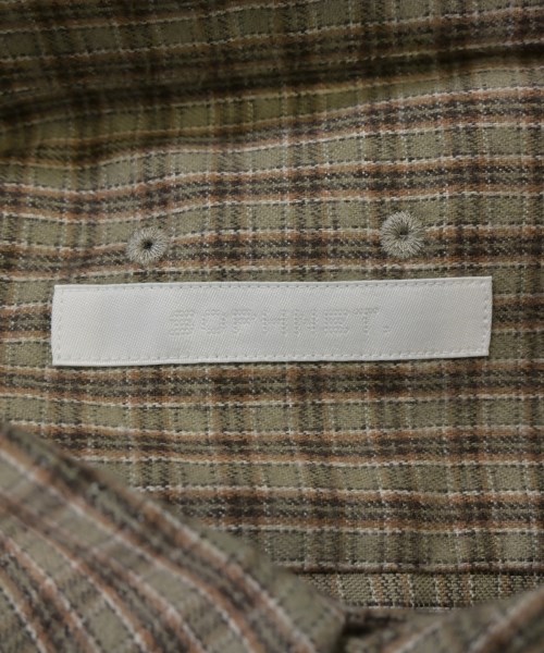 SOPHNET.（ソフネット）カジュアルシャツ カーキ サイズ:4(XL位) メンズ/2200670079605