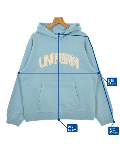 uniform experiment（ユニフォームエクスペリメント）パーカー 青 サイズ:2(M位) メンズ/2200670079957
