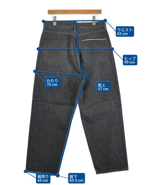 uniform experiment（ユニフォームエクスペリメント）デニムパンツ 黒 サイズ:2(M位) メンズ/2200670177738