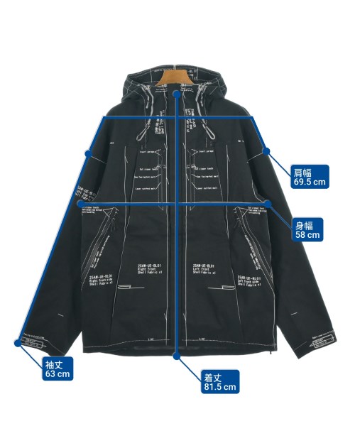 uniform experiment（ユニフォームエクスペリメント）マウンテンパーカー 黒 サイズ:4(XL位) メンズ/2200670177783